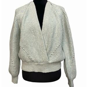 NWT - IRO Paris Dorrin Blue-Green Knit Sweater